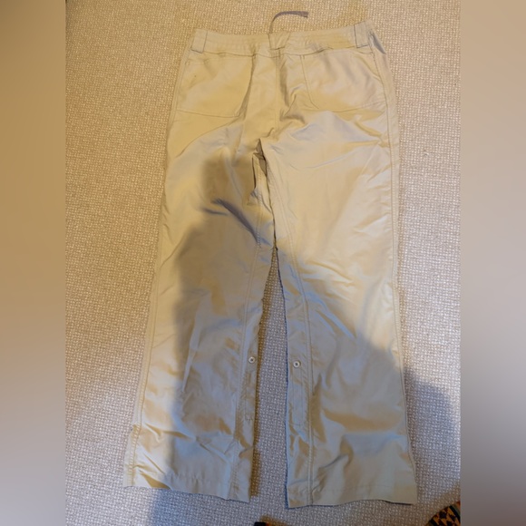 Patagonia Women's Tan Pants - adjustable for outdoor use, size 12 - Picture 2 of 5